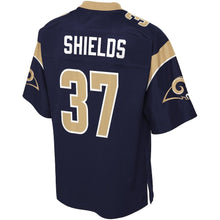 Load image into Gallery viewer, SAM SHIELDS LOS ANGELES RAMS SUPER BOWL NFL PRO LINE PLAYER JERSEY – NAVY