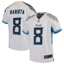 Load image into Gallery viewer, Marcus Mariota Tennessee Titans Youth 2018 Game Jersey – White 2018/2019