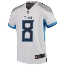 Load image into Gallery viewer, Marcus Mariota Tennessee Titans Youth 2018 Game Jersey – White 2018/2019