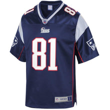 Load image into Gallery viewer, Randy Moss New England Patriots Pro Line Retired Player Jersey – Navy 2018/2019