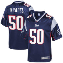Load image into Gallery viewer, Mike Vrabel New England Patriots Pro Line Retired Player Jersey – Navy 2018/2019 Super Bowl