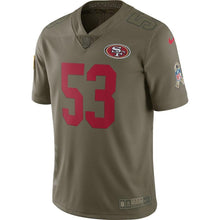 Load image into Gallery viewer, NaVorro Bowman San Francisco 49ers Salute To Service Limited Jersey - Olive 2018/2019
