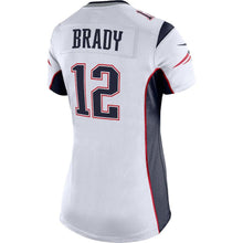 Load image into Gallery viewer, Tom Brady New England Patriots Women's White Super Bowl LII Bound Game Jersey 2018