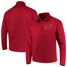 Load image into Gallery viewer, Men's Arizona Cardinals G-III Sports by Carl Banks Cardinal Challenge Microfleece Quarter-Zip Jacket