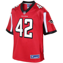 Load image into Gallery viewer, Youth Atlanta Falcons Duke Riley NFL Pro Line Red Team Color Player Jersey