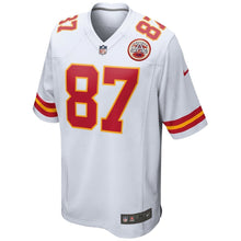 Load image into Gallery viewer, Kansas City Chiefs Travis Kelce White Jersey 2018 - 2019