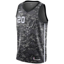 Load image into Gallery viewer, Manu Ginobili San Antonio Spurs Black Swingman City Edition Jersey 2018 - 2019