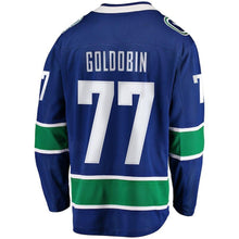 Load image into Gallery viewer, Nikolay Goldobin Vancouver Canucks Player Swingman Jersey