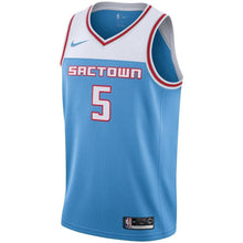 Load image into Gallery viewer, De'Aaron Fox Sacramento Kings Blue Swingman City Edition Jersey 2018 - 2019