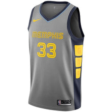 Load image into Gallery viewer, Marc Gasol Memphis Grizzlies Gray Swingman City Edition Jersey 2018 - 2019
