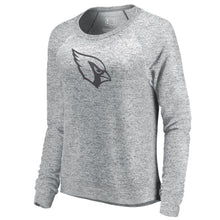 Load image into Gallery viewer, Women's Arizona Cardinals NFL Pro Line by Fanatics Branded Ash Cozy Collection Plush Crew Sweatshirt