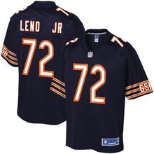 Load image into Gallery viewer, Youth Chicago Bears Charles Leno NFL Pro Line Navy Player Jersey