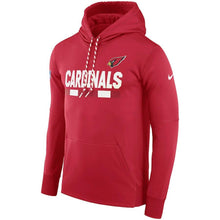 Load image into Gallery viewer, Men's Arizona Cardinals Nike Cardinal Sideline ThermaFit Performance PO Hoodie