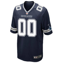 Load image into Gallery viewer, Youth Dallas Cowboys Nike Navy Custom Game Jersey