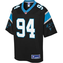 Load image into Gallery viewer, Youth Carolina Panthers Efe Obada NFL Pro Line Black Player Jersey