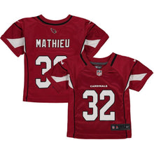 Load image into Gallery viewer, Toddler Arizona Cardinals Tyrann Mathieu Nike Cardinal Game Jersey