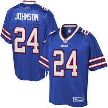 Load image into Gallery viewer, Youth Buffalo Bills Taron Johnson NFL Pro Line Royal Player Jersey