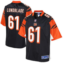Load image into Gallery viewer, Youth Cincinnati Bengals Brad Lundblade NFL Pro Line Black Player Jersey