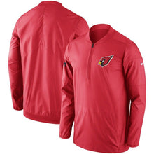Load image into Gallery viewer, Men's Arizona Cardinals Nike Cardinal Sideline Lockdown Half-Zip Pullover Jacket