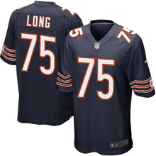 Load image into Gallery viewer, Youth Chicago Bears Kyle Long Nike Navy Blue Team Color Game Jersey