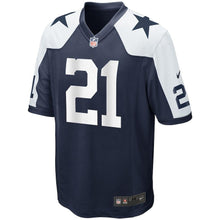 Load image into Gallery viewer, Youth Dallas Cowboys Ezekiel Elliott Nike Navy Alternate Game Jersey