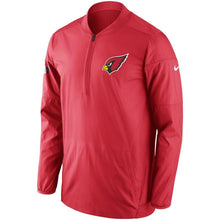 Load image into Gallery viewer, Men's Arizona Cardinals Nike Cardinal Sideline Lockdown Half-Zip Pullover Jacket