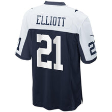 Load image into Gallery viewer, Youth Dallas Cowboys Ezekiel Elliott Nike Navy Alternate Game Jersey