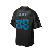 Load image into Gallery viewer, Youth Carolina Panthers Greg Olsen NFL Pro Line Black Reverse Fashion Jersey