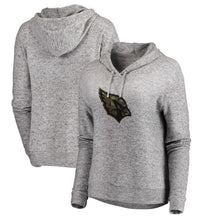 Load image into Gallery viewer, Women's Arizona Cardinals NFL Pro Line by Fanatics Branded Heathered Gray Cozy Collection Prestige Pullover Hoodie