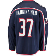 Load image into Gallery viewer, Markus Hannikainen Columbus Blue Jackets Player Swingman Jersey