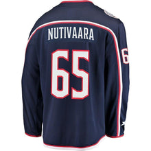 Load image into Gallery viewer, Markus Nutivaara Columbus Blue Jackets Player Swingman Jersey