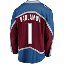 Load image into Gallery viewer, Semyon Varlamov Colorado Avalanche Player Swingman Jersey