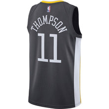 Load image into Gallery viewer, Klay Thompson Golden State Warriors Charcoal Swingman Jersey 2018 - 2019