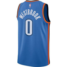 Load image into Gallery viewer, Russell Westbrook Oklahoma City Thunder Blue Swingman Jersey 2018 - 2019