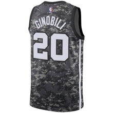 Load image into Gallery viewer, Manu Ginobili San Antonio Spurs Black Swingman City Edition Jersey 2018 - 2019