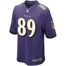 Load image into Gallery viewer, Youth Baltimore Ravens Steve Smith Sr Nike Purple Team Color Game Jersey