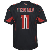 Load image into Gallery viewer, Youth Arizona Cardinals Larry Fitzgerald Nike Black Color Rush Game Jersey