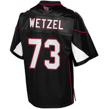 Load image into Gallery viewer, Youth Arizona Cardinals John Wetzel NFL Pro Line Black Alternate Player Jersey