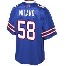 Load image into Gallery viewer, Youth Buffalo Bills Matt Milano NFL Pro Line Royal Player Jersey