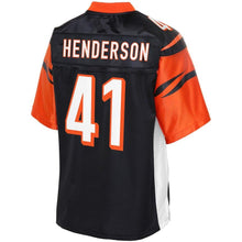 Load image into Gallery viewer, Youth Cincinnati Bengals Trayvon Henderson NFL Pro Line Black Player Jersey