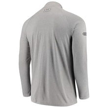 Load image into Gallery viewer, Men's Arizona Cardinals Under Armour Heathered Gray Combine Authentic Lockup Tech Quarter-Zip Jacket