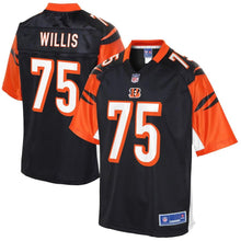 Load image into Gallery viewer, Youth Cincinnati Bengals Jordan Willis NFL Pro Line Black Player Jersey