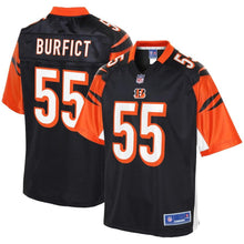 Load image into Gallery viewer, Youth Cincinnati Bengals Vontaze Burfict NFL Pro Line Black Player Jersey