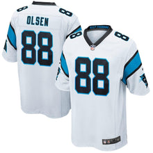 Load image into Gallery viewer, Youth Carolina Panthers Greg Olsen Nike Black Team Color Game Jersey