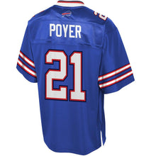 Load image into Gallery viewer, Youth Buffalo Bills Jordan Poyer NFL Pro Line Royal Player Jersey