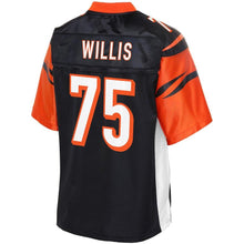 Load image into Gallery viewer, Youth Cincinnati Bengals Jordan Willis NFL Pro Line Black Player Jersey