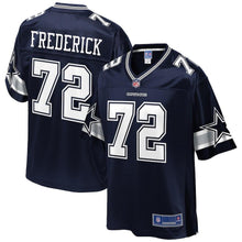 Load image into Gallery viewer, Youth Dallas Cowboys Travis Frederick NFL Pro Line Navy Home Player Jersey