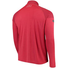 Load image into Gallery viewer, Men's Arizona Cardinals Under Armour Cardinal Combine Authentic Novelty Tech Quarter-Zip Pullover Jacket
