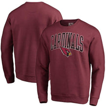 Load image into Gallery viewer, Men's Arizona Cardinals NFL Pro Line by Fanatics Branded Cardinal Wide Arch Pullover Sweatshirt
