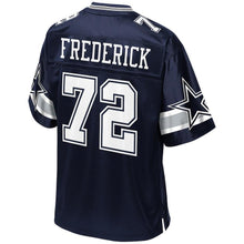 Load image into Gallery viewer, Youth Dallas Cowboys Travis Frederick NFL Pro Line Navy Home Player Jersey